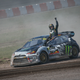 Petter Solberg in Argentina last season, just after winning his second WorldRX title.